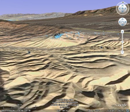 Zabriskie Point Google Earthis.
