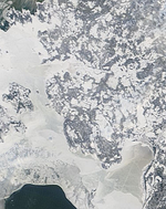 Lääne-Eesti satelliidipilt, 6. veebruar 2012