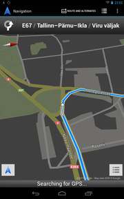 Google Navigation nüüd ka Eestis