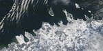 Jääseis, satelliidifoto põhjarannikust 6. veebruaril 2012