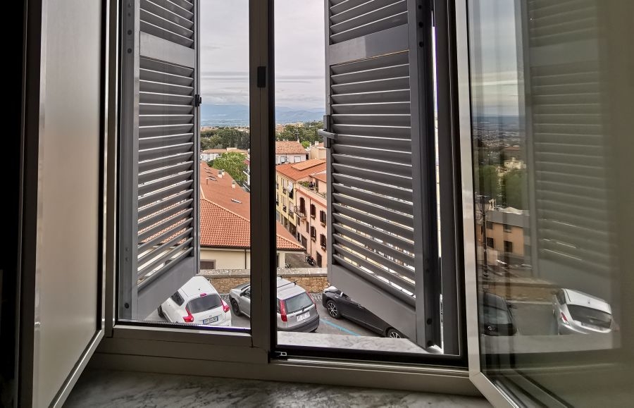 Hotell Panorama. Vaade aknast.