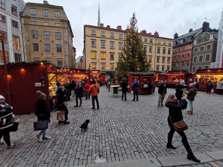Stockholmi väike jõuluturg.
