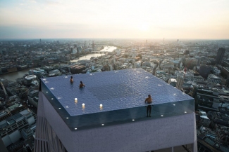 Infinity Pool Londonis. Foto: Compass Pools